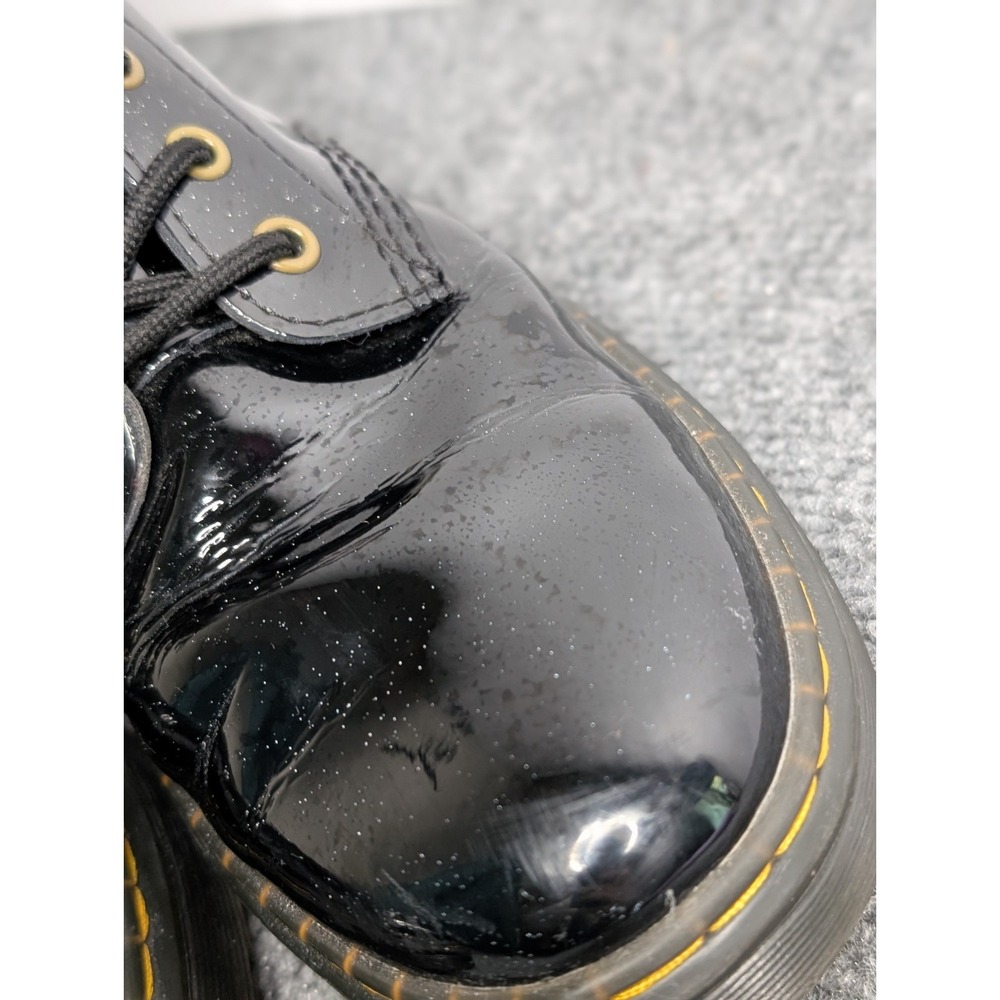 DOC MARTENS Patent Leather Boots, black, Women's size US 9/UK 8 - AW004 READ - Picture 4 of 12